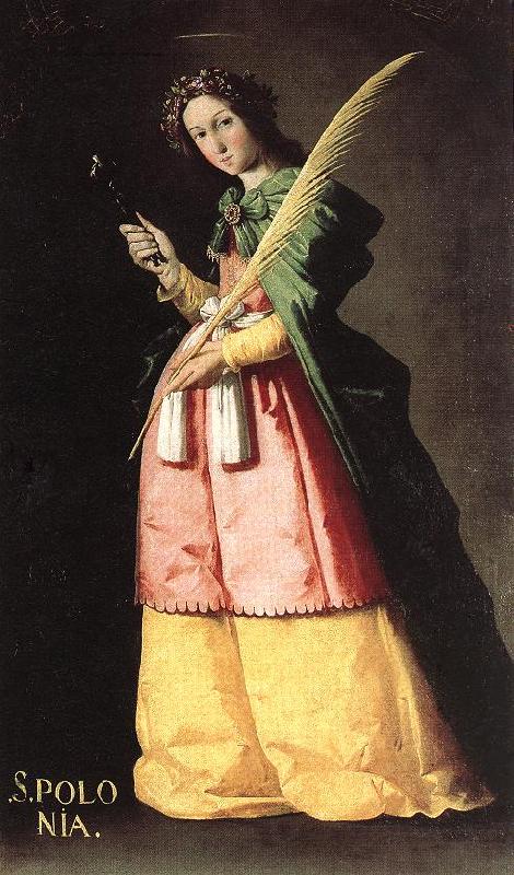 ZURBARAN  Francisco de St. Apolonia oil painting picture
